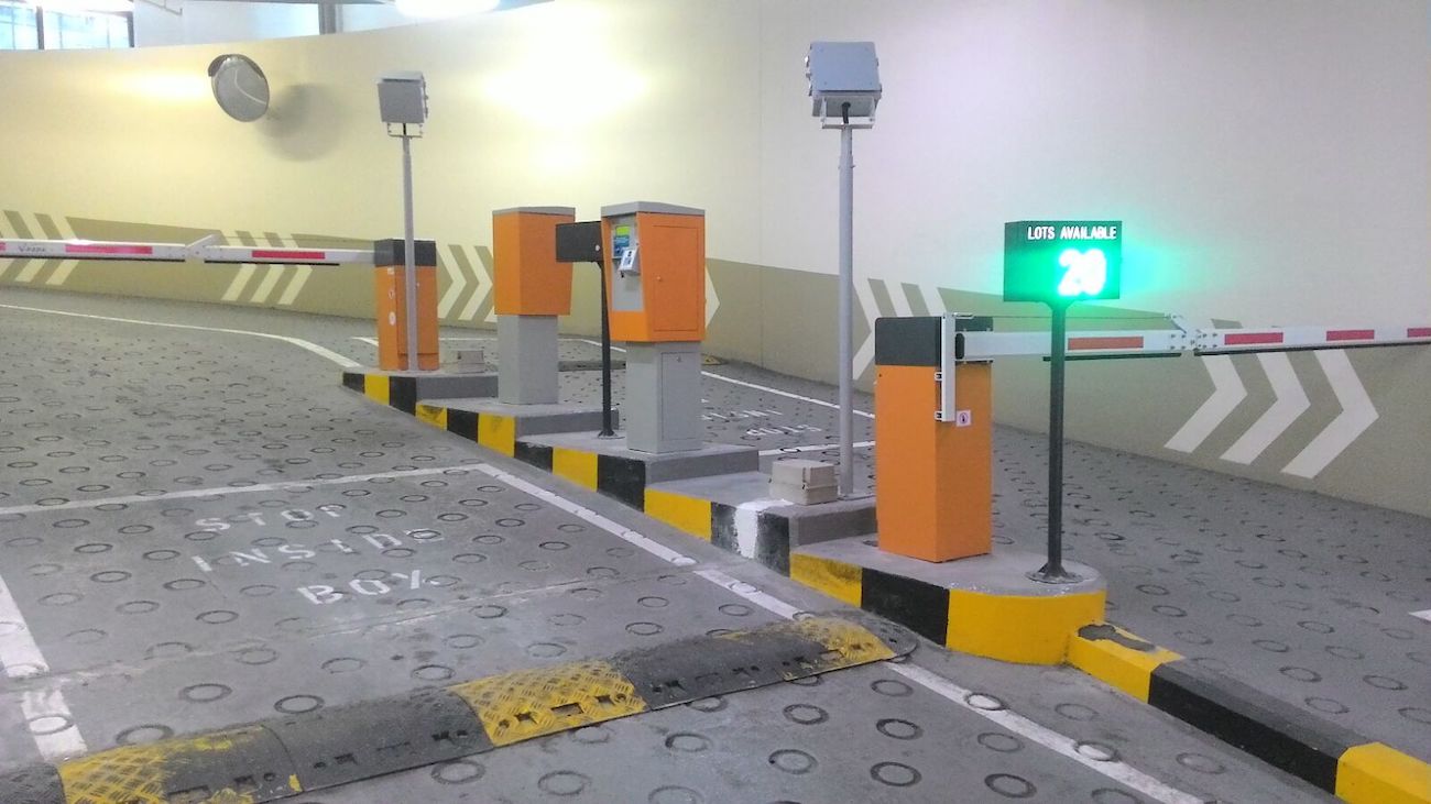 Parkplatz-Barriere